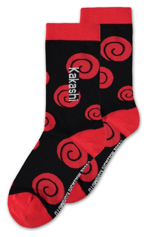 Naruto Socks Sasuke, Kakashi, Itachi 3-Pack 43-46 8718526672374