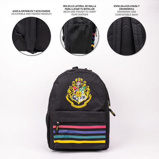 Harry Potter Backpack Hogwarts Black 8445484252392