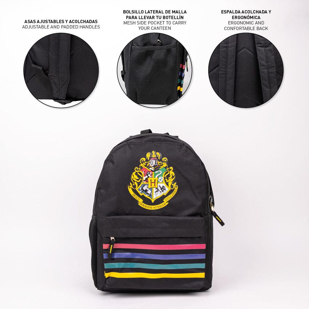 Harry Potter Backpack Hogwarts Black 8445484252392