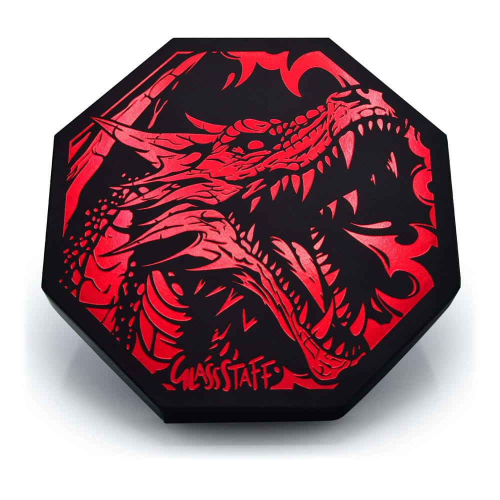 CritStones Arena Dice Tray Red Dragon 8721008309101