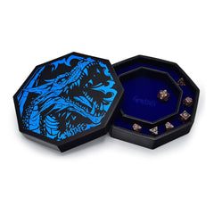 CritStones Arena Dice Tray Blue Dragon 8721008309118