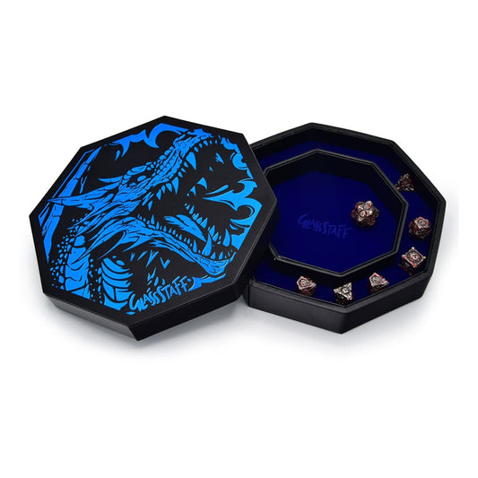 CritStones Arena Dice Tray Blue Dragon 8721008309118