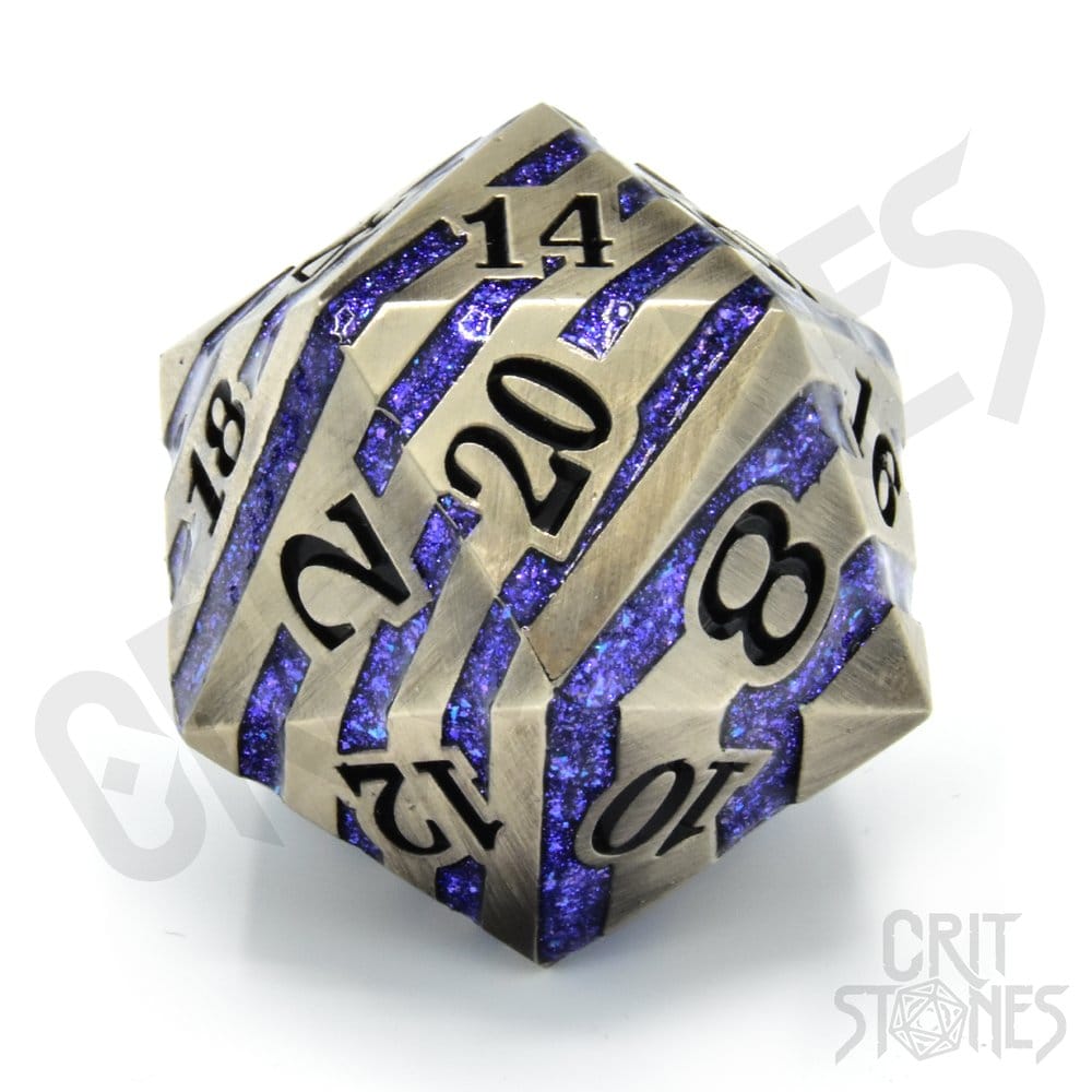 CritStones metal Dice D20 Engraved Elder 3 cm 8721008309408