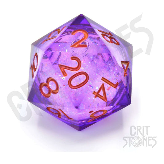CritStones Liquid Core Dice D20 Feywild Sparkle 3 cm 8721008309415