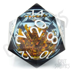 CritStones Liquid Core Dice D20 King Midas 5 cm 8721008309422