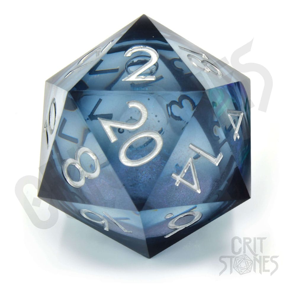 CritStones Liquid Core Dice D20 Ocean Orb 5 cm 8721008309460