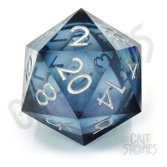 CritStones Liquid Core Dice D20 Ocean Orb 5 cm 8721008309460