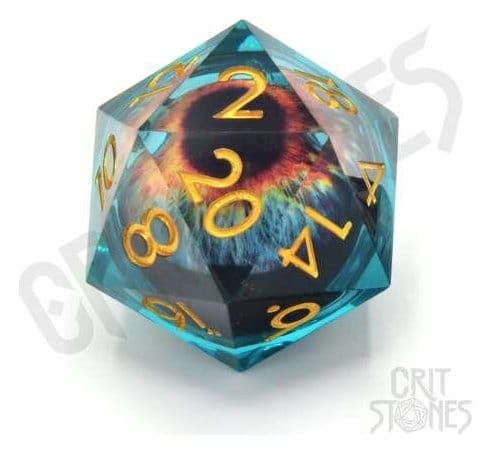 CritStones Liquid Core Dice D20 Eye of the Oracle 3 cm 8721008309712