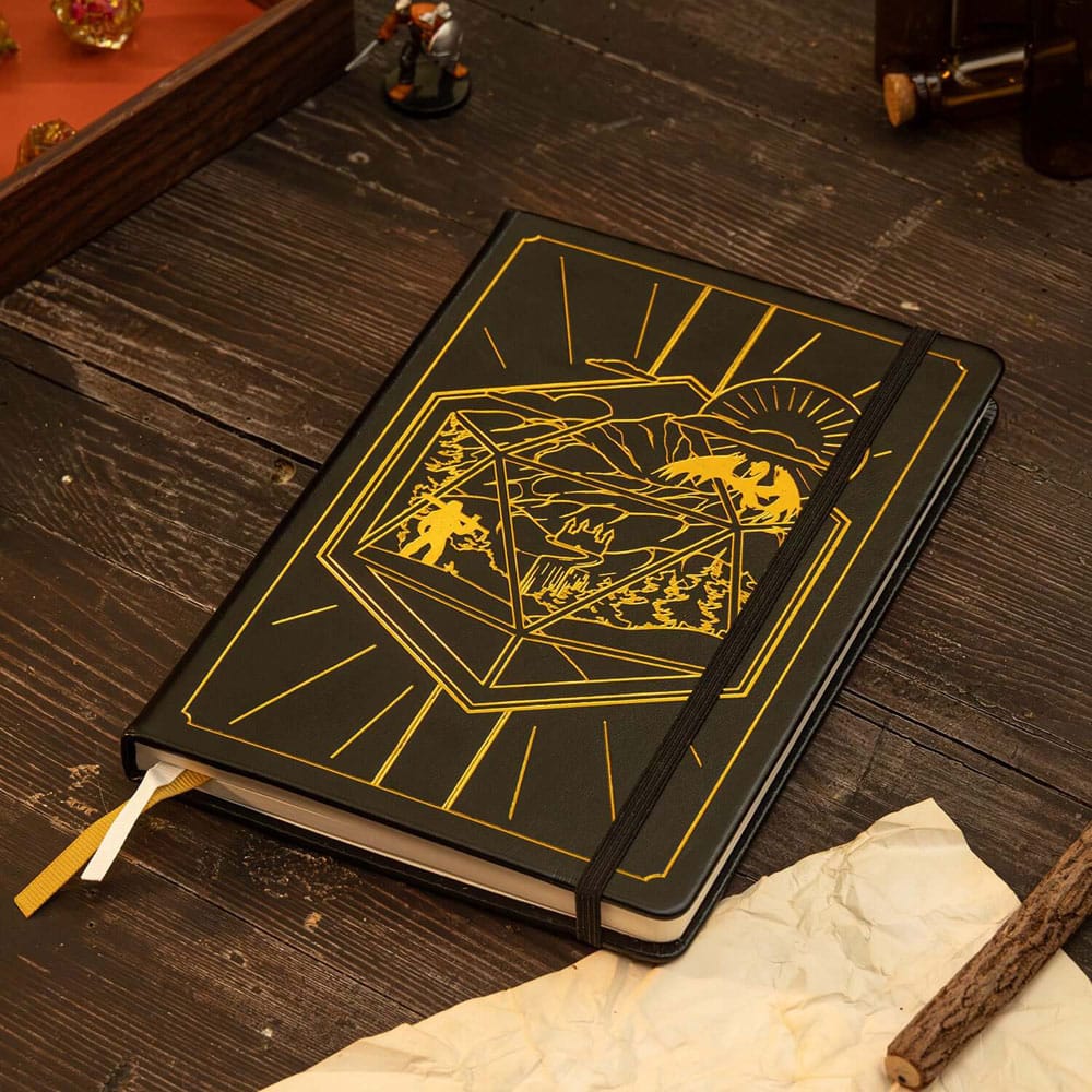 Dungeons & Dragons RPG Journal 5e Black 8720726467568