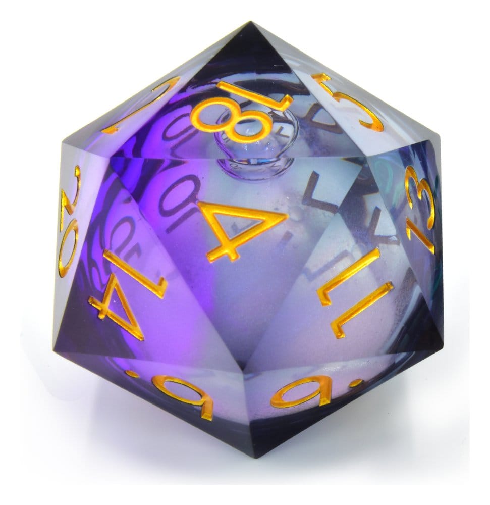CritStones Liquid Core Dice D20 Twilight Ether 5 cm 8721117600007