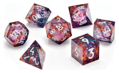CritStones Liquid Core Dice Set Fey Mist (7) 8721117600366