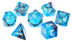 CritStones Liquid Core Dice Set Mermaid's Maelstrom (7) 8721117600427