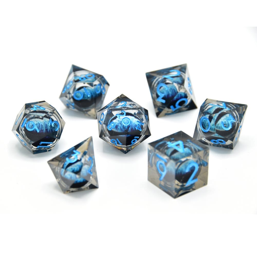 CritStones Dice Set Water Dragon's Gaze Floating Eye (7) 8721117600793