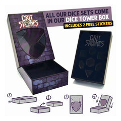 CritStones Metal Dice Set Unholy Bane (7) 8721117601561