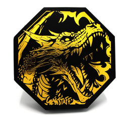 CritStones Arena Dice Tray Black Dragon (Yellow Lid) 8721117601974