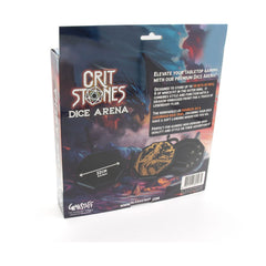 CritStones Arena Dice Tray Black Dragon (Yellow Lid) 8721117601974