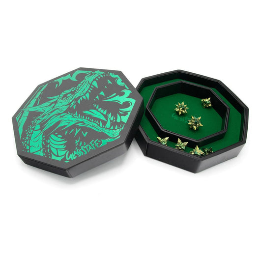 CritStones Arena Dice Tray Green Dragon 8721117601981