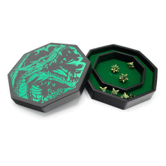 CritStones Arena Dice Tray Green Dragon 8721117601981
