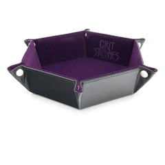 CritStones Folding Dice Tray Purple 8721117602049