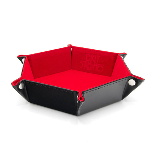 CritStones Folding Dice Tray Red 8721117602056