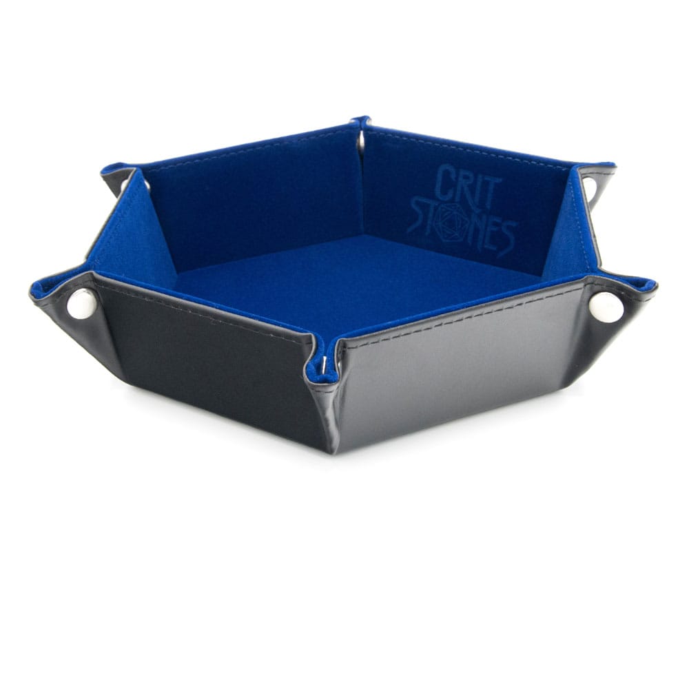 CritStones Folding Dice Tray Blue 8721117602094