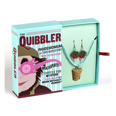 Harry Potter: Quidditch Luna Beaded Cork Charm Necklace and Radish Earrings Gift Set  5055583462832