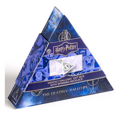 Harry Potter: Deathly Hallows spinning Necklace Gift Set (Silver Tone) 5055583462795