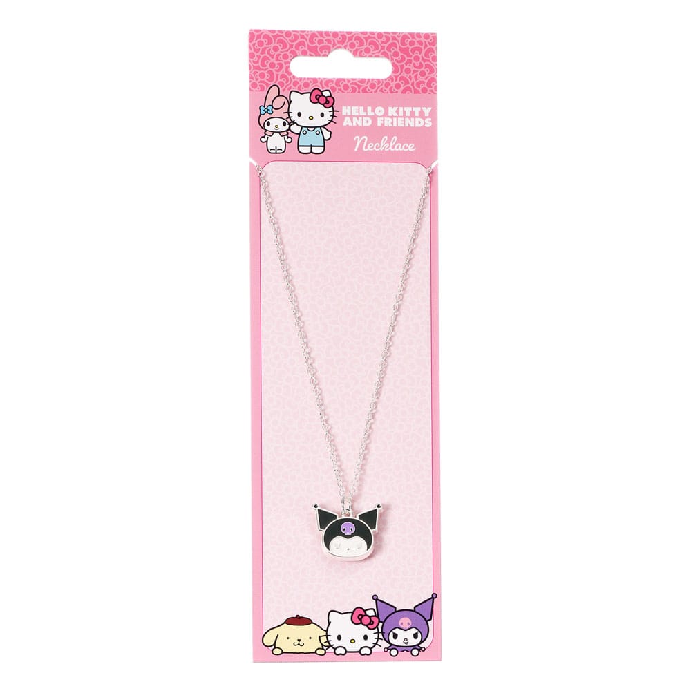 Hello Kitty Necklace with Kuromi Charm 5055583480317