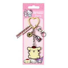 Hello Kitty Key Chain with Pompompurin Charms 15 cm 5055583480362