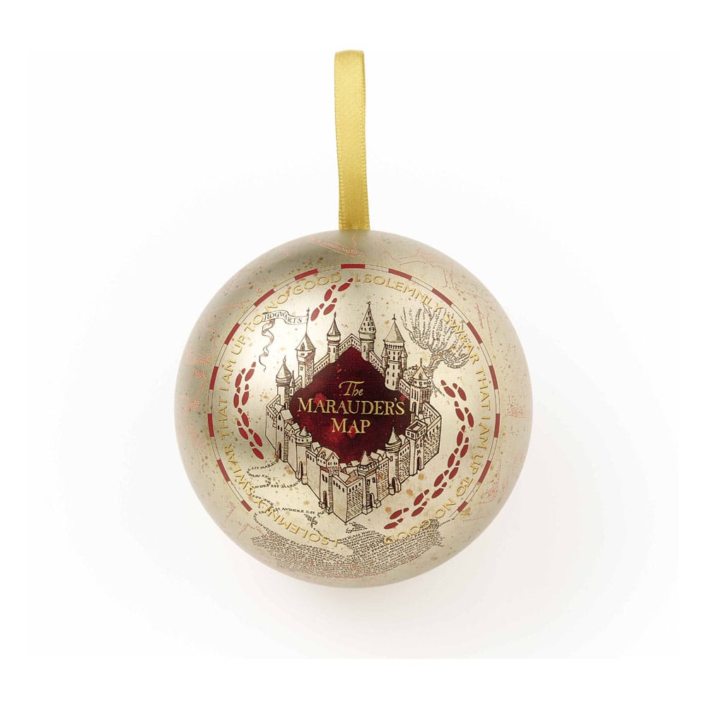 Harry Potter tree ornament with Pin Badge Deck Marauders Map 5055583451430