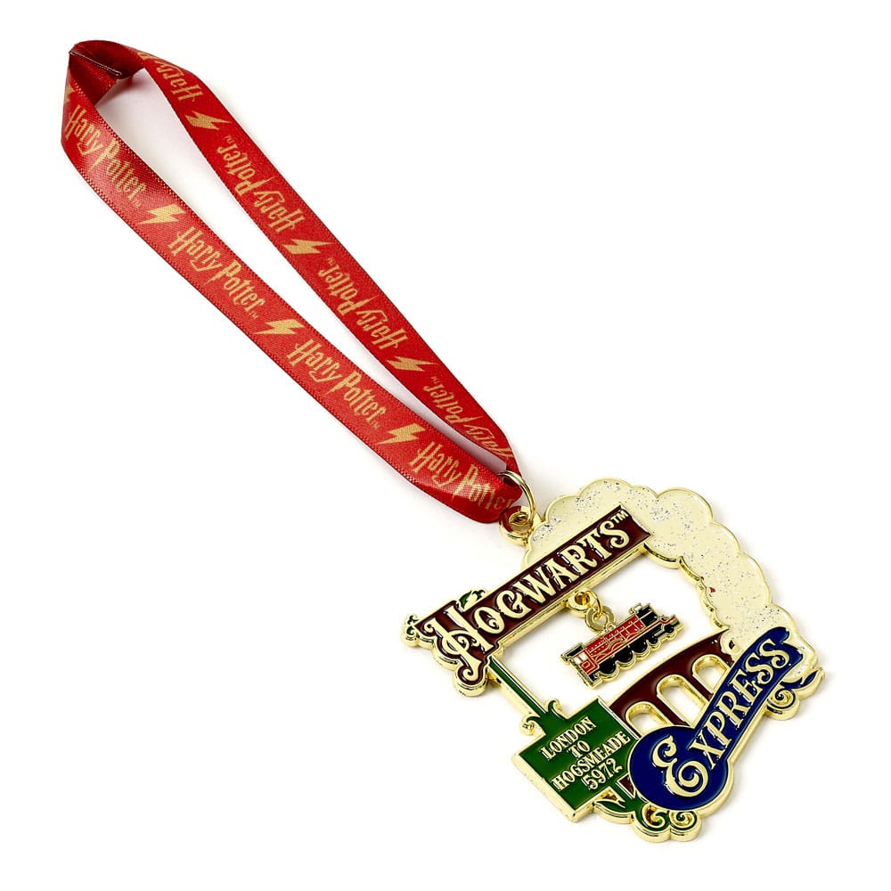 Harry Potter tree ornament Hogwarts Express (Golden Tone) 5055583462375