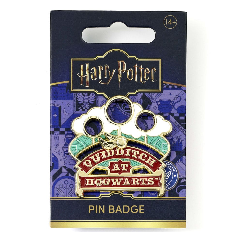Harry Potter Pin Badge Quidditch (Golden Tone) 5055583462870