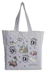 Harry Potter Tote Bag Platform 9 3/4 Embroidered Velvet 5055583481307
