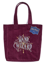 Harry Potter Tote Bag The Wand Chooses The Wizard Velvet 5055583481284