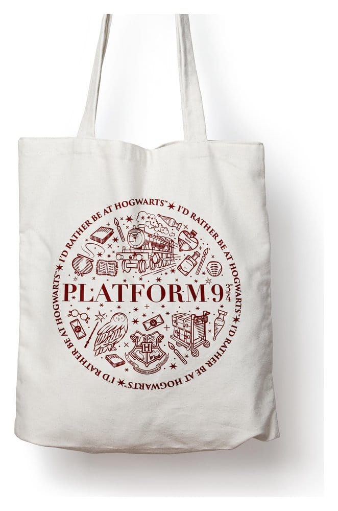 Harry Potter Tote Bag Platform 9 3/4 Cotton 5055583481246