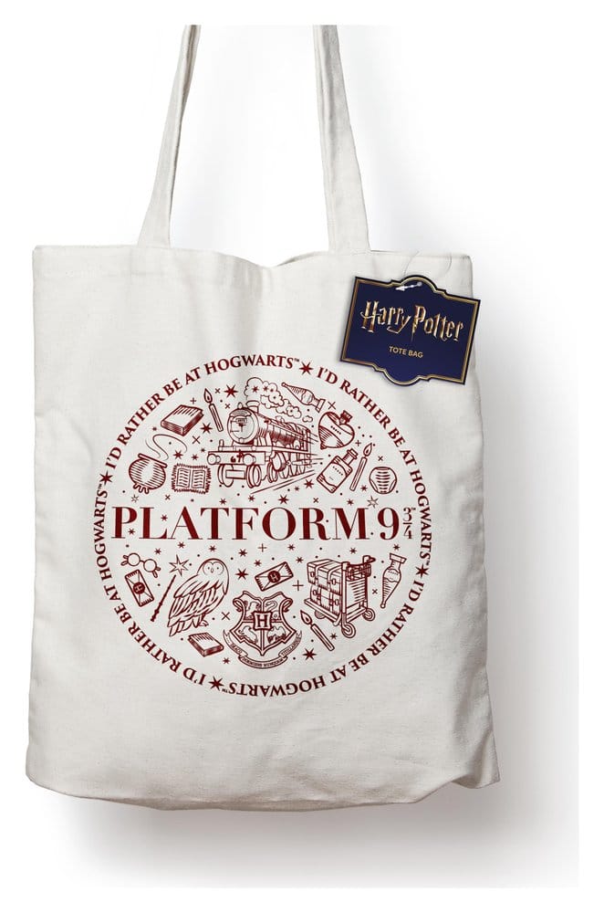Harry Potter Tote Bag Platform 9 3/4 Cotton 5055583481246