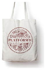 Harry Potter Tote Bag Platform 9 3/4 Cotton 5055583481246