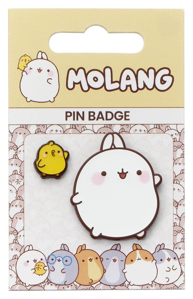 Molang Pin Badge Molang & Piu Piu 5055583462900