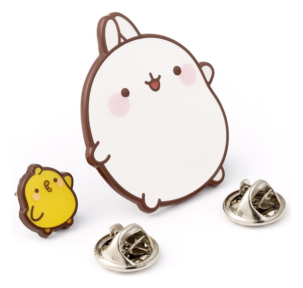 Molang Pin Badge Molang & Piu Piu 5055583462900