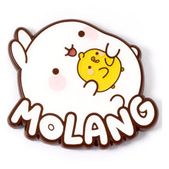 Molang Pin Badge Molang & Piu Piu Logo 5055583462917