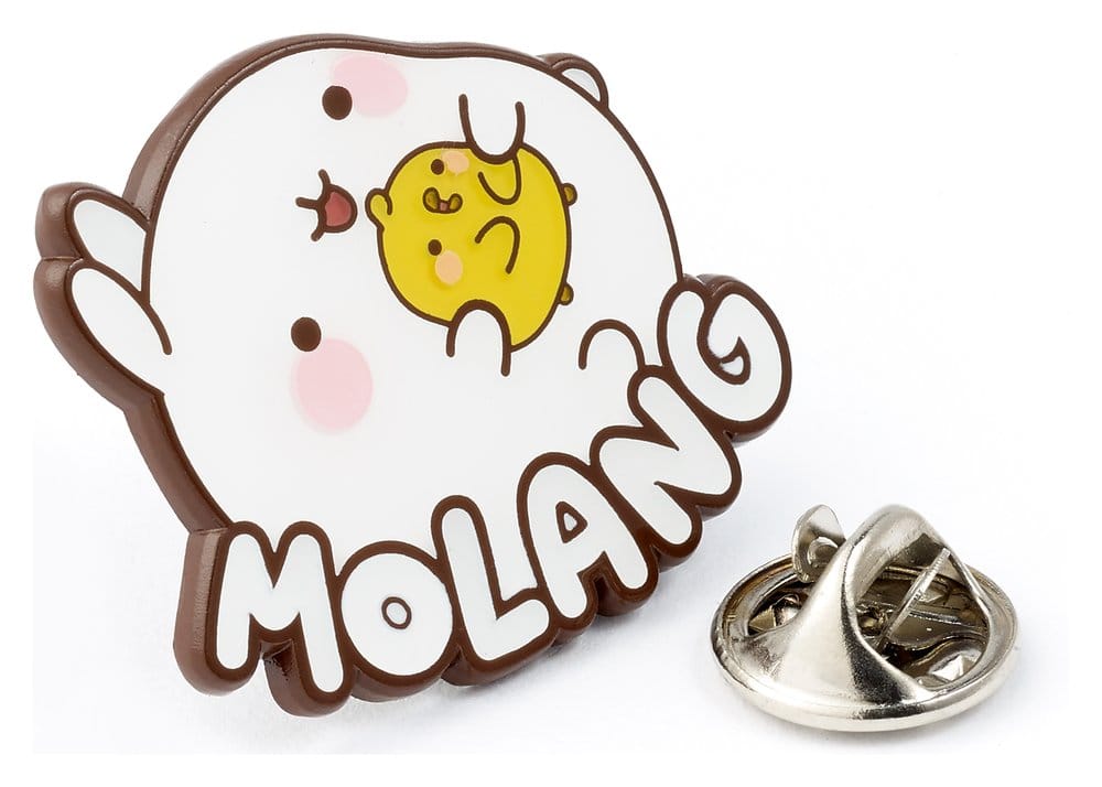 Molang Pin Badge Molang & Piu Piu Logo 5055583462917