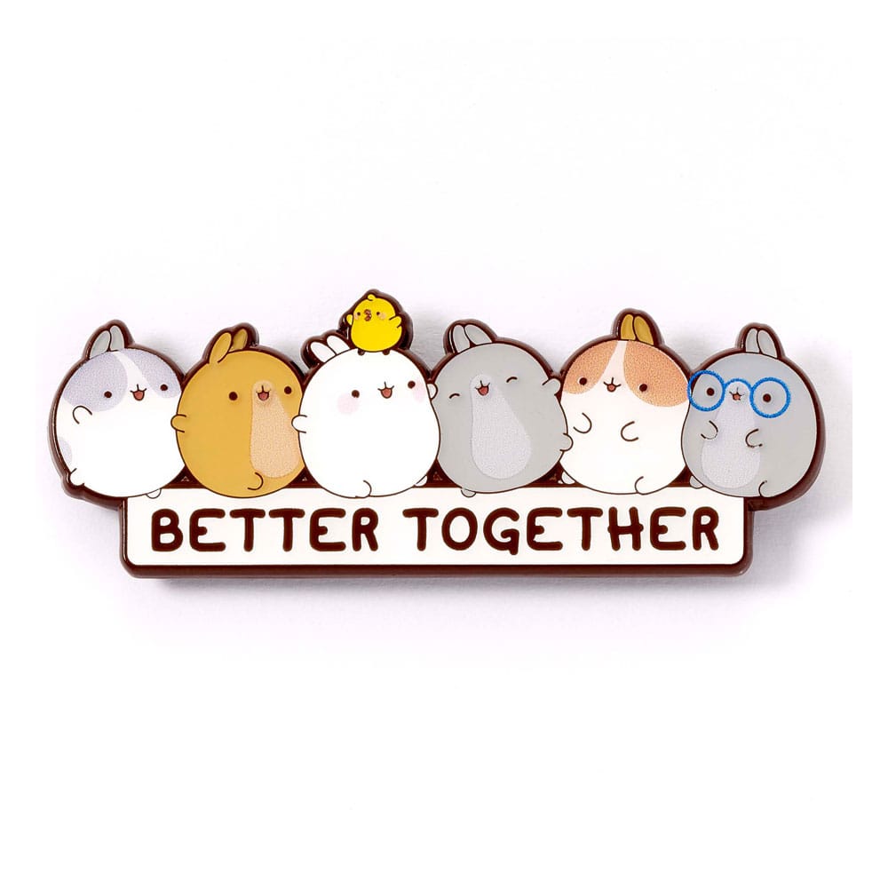 Molang Pin Badge Better Together 5055583462924