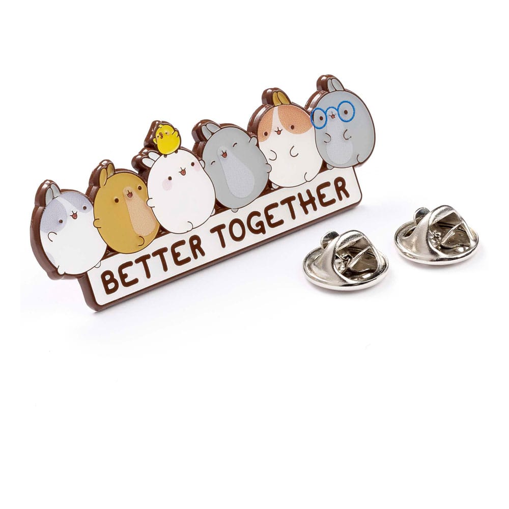 Molang Pin Badge Better Together 5055583462924