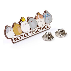 Molang Pin Badge Better Together 5055583462924