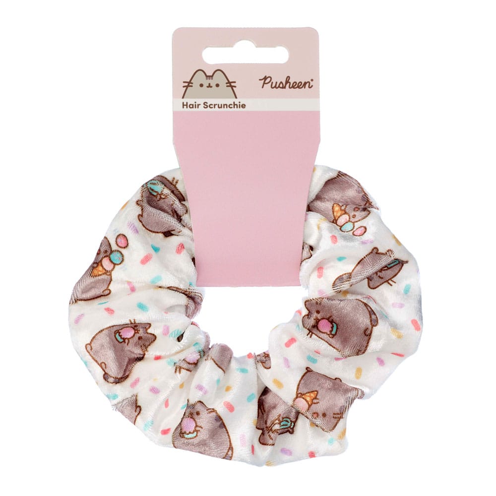 Pusheen Hair Scrunchie White Ice Cream 5055583452543