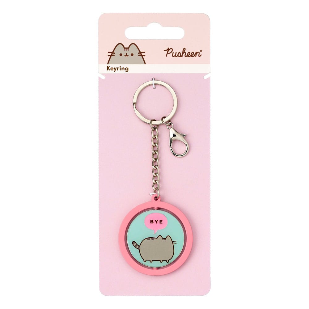 Pusheen Keychain "Hi , Bye" Spinning 5055583453366