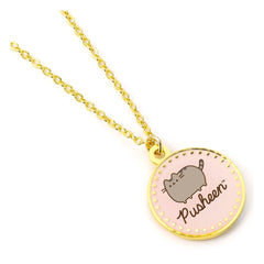 Pusheen Pendant & Necklace Pink Name 5055583453311