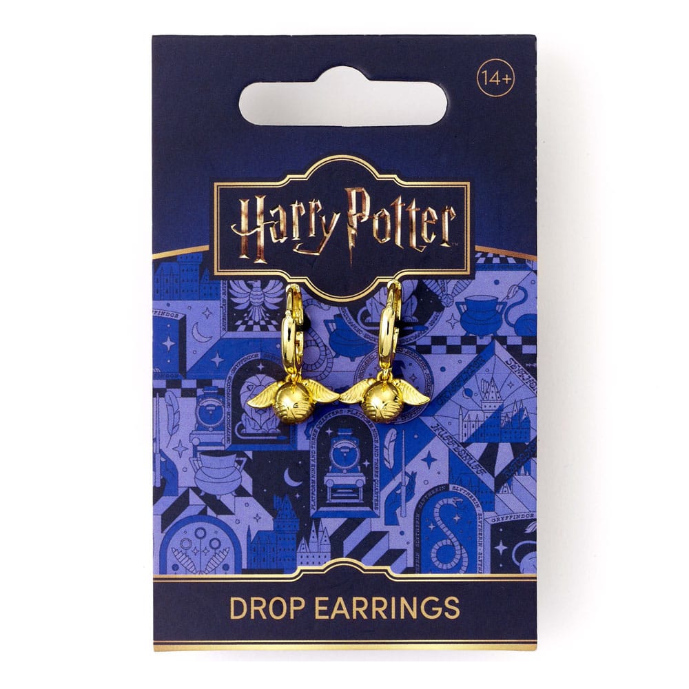 Harry Potter Earrings Golden Snitch (Golden Tone) 5055583461866