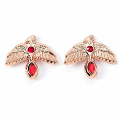Harry Potter Earrings Fawkes (Gold plated) 5055583450815