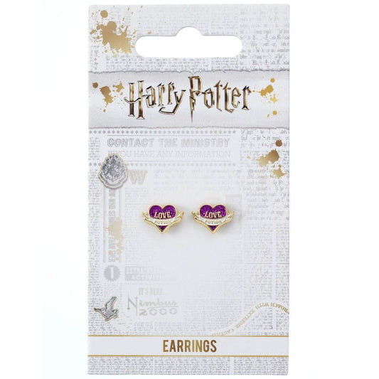 Harry Potter Earrings Love Potion (Gold plated) 5055583440601